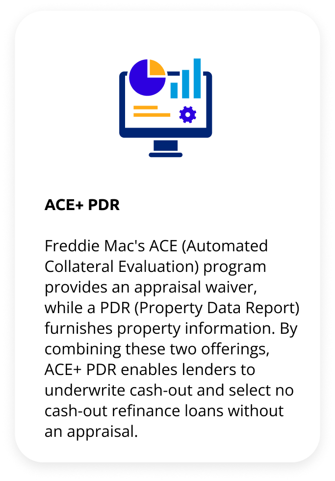 ACE+PDR Appraisal Modernization